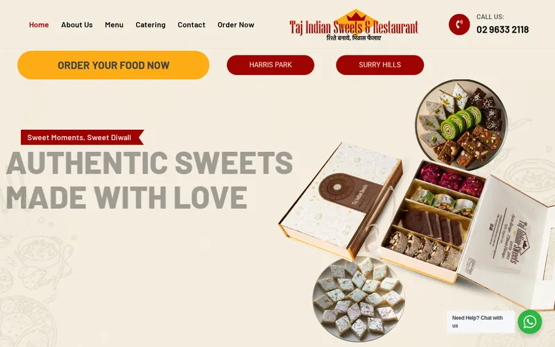Taj Indian Sweets