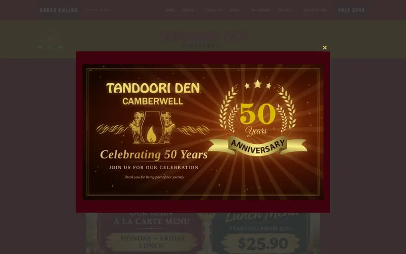 Tandoori Den Camberwell